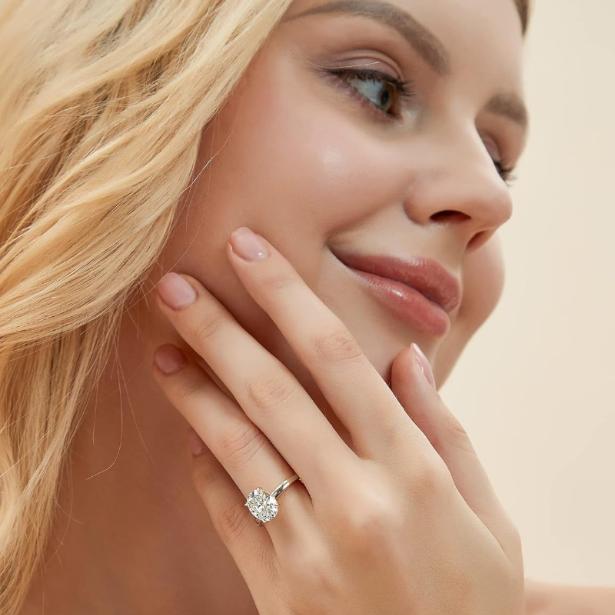 【 Offizieller Markenshop 】Eterna Magnetology Moissanite Diamantring