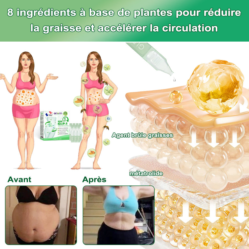 𝐋𝐄𝑹𝑪𝐄𝐀® Ampoules Orales Équilibre Métabolique GLP-1👨⚕️ Obésité, maladies cardiovasculaires, diabète, apnée du sommeil, troubles articulaires et autres affections💎