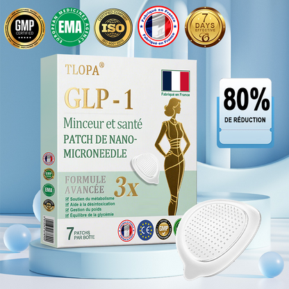 【Letzter Tag der Aktion –60 %】TLOPA® Schlankheits- & Gesundheits-Pflaster mit NANO-MIKRONADELN Tirzepatid-NIDDK 💕（Schmerzfrei, 24h-Wirkstofffreisetzung | Schnell 9 kg abnehmen | 90 % Zuckerreduktion）