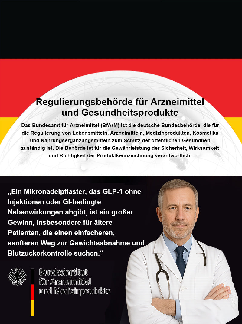 【Letzter Tag der Aktion –60 %】TLOPA® Schlankheits- & Gesundheits-Pflaster mit NANO-MIKRONADELN Tirzepatid-NIDDK 💕（Schmerzfrei, 24h-Wirkstofffreisetzung | Schnell 9 kg abnehmen | 90 % Zuckerreduktion）