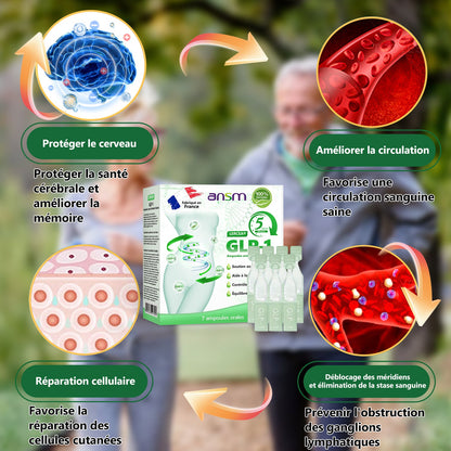 𝐋𝐄𝑹𝑪𝐄𝐀® Ampoules Orales Équilibre Métabolique GLP-1👨‍⚕️  Obésité, maladies cardiovasculaires, diabète, apnée du sommeil, troubles articulaires et autres affections💎
