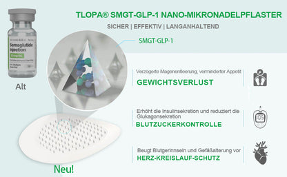 【Letzter Tag der Aktion –60 %】TLOPA® Schlankheits- & Gesundheits-Pflaster mit NANO-MIKRONADELN Tirzepatid-NIDDK 💕（Schmerzfrei, 24h-Wirkstofffreisetzung | Schnell 9 kg abnehmen | 90 % Zuckerreduktion）