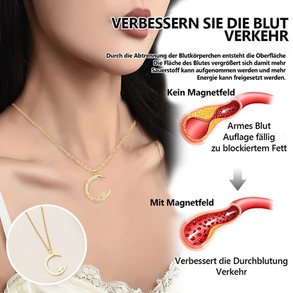 Magnetische Mondstern-Halskette(🌙Zeitlich begrenzter Rabatt ⭐ Schlussverkauf 80% OFF)