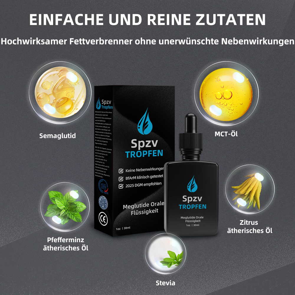 𝑺𝒑𝒛𝒗® 𝐌𝐞𝐠𝐥𝐮𝐭𝐢𝐝𝐞 𝐎𝐫𝐚𝐥𝐞 𝐅𝐥ü𝐬𝐬𝐢𝐠𝐤𝐞𝐢𝐭💧(Fettverbrennungsprodukt in Lebensmittelqualität, entwickelt von der Medizinischen Fakultät der Universität Heidelberg, sehr empfohlen von der DGM)💕