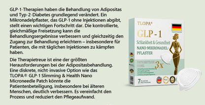 【Letzter Tag der Aktion –60 %】TLOPA® Schlankheits- & Gesundheits-Pflaster mit NANO-MIKRONADELN Tirzepatid-NIDDK 💕（Schmerzfrei, 24h-Wirkstofffreisetzung | Schnell 9 kg abnehmen | 90 % Zuckerreduktion）