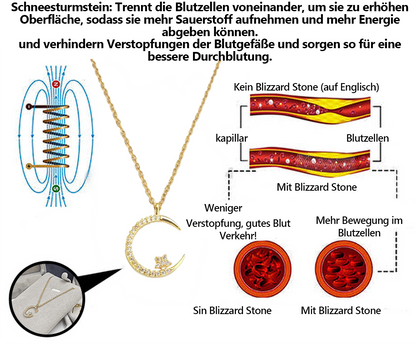 Magnetische Mondstern-Halskette(🌙Zeitlich begrenzter Rabatt ⭐ Schlussverkauf 80% OFF)