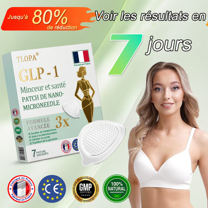 【Letzter Tag der Aktion –60 %】TLOPA® Schlankheits- & Gesundheits-Pflaster mit NANO-MIKRONADELN Tirzepatid-NIDDK 💕（Schmerzfrei, 24h-Wirkstofffreisetzung | Schnell 9 kg abnehmen | 90 % Zuckerreduktion）