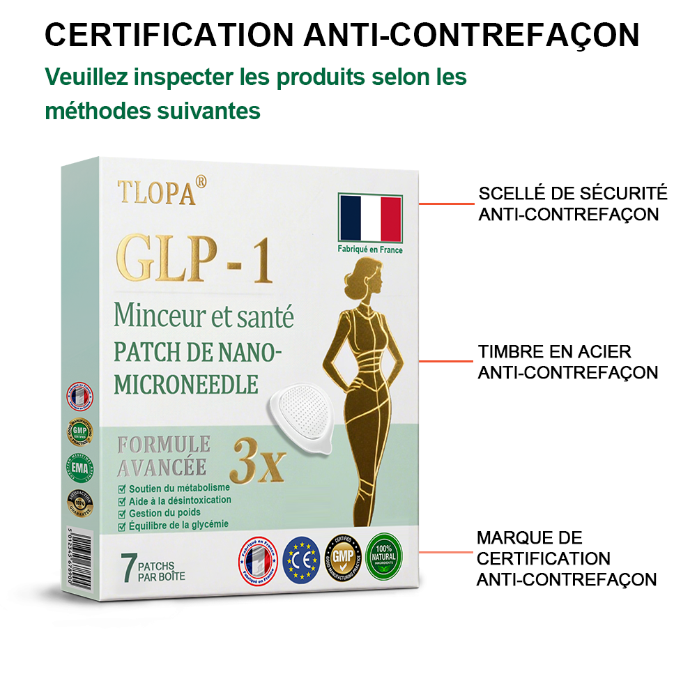 【Letzter Tag der Aktion –60 %】TLOPA® Schlankheits- & Gesundheits-Pflaster mit NANO-MIKRONADELN Tirzepatid-NIDDK 💕（Schmerzfrei, 24h-Wirkstofffreisetzung | Schnell 9 kg abnehmen | 90 % Zuckerreduktion）