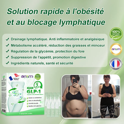 𝐋𝐄𝑹𝑪𝐄𝐀® Ampoules Orales Équilibre Métabolique GLP-1👨‍⚕️  Obésité, maladies cardiovasculaires, diabète, apnée du sommeil, troubles articulaires et autres affections💎