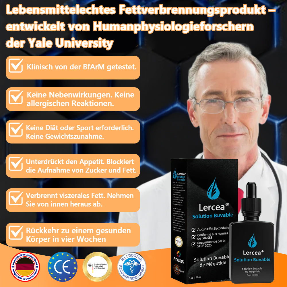 𝐋𝐞𝐫𝐜𝐞𝐚® 𝙈𝙚𝙜𝙡𝙪𝙩𝙞𝙙 𝙊𝙧𝙖𝙡 𝙇𝙞𝙦𝙪𝙞𝙙 🐋(Fettverbrennungsprodukt in Lebensmittelqualität, entwickelt von der Medizinischen Fakultät der Universität Heidelberg, sehr empfohlen von der DGL) 🍁
