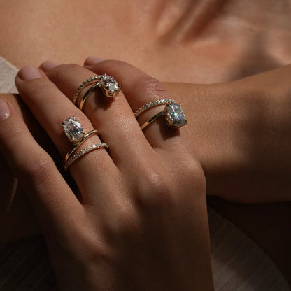 【 Offizieller Markenshop 】Eterna  Magnetology Moissanite Diamantring